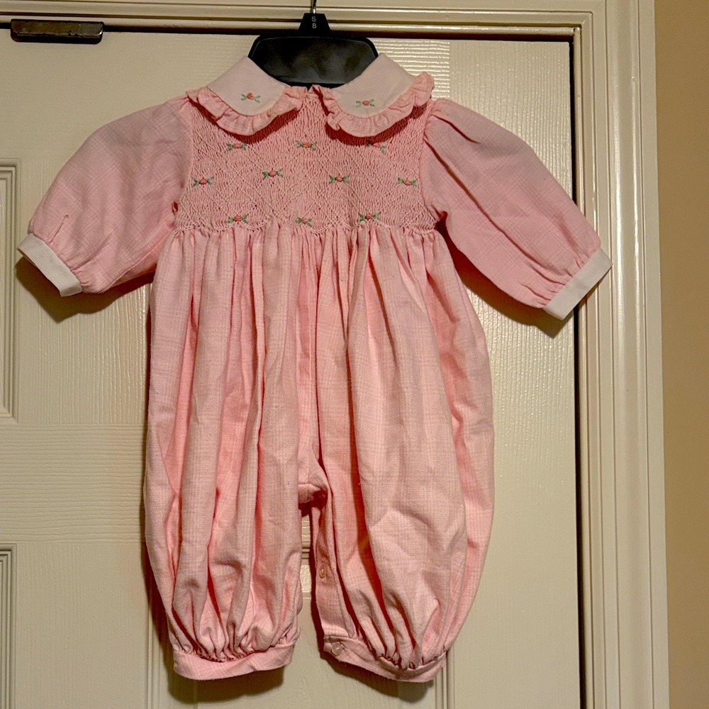 Carriage Boutique Pink Baby Outfit